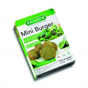 MINI VEGGIE BURGERS WITH SPINACH